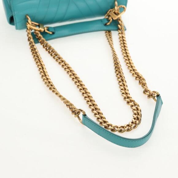 LOUIS VUITTON New Wave PM Heart bag Bag Turquoise Blue M51936 LV Auth 157113M - Picture 9 of 16